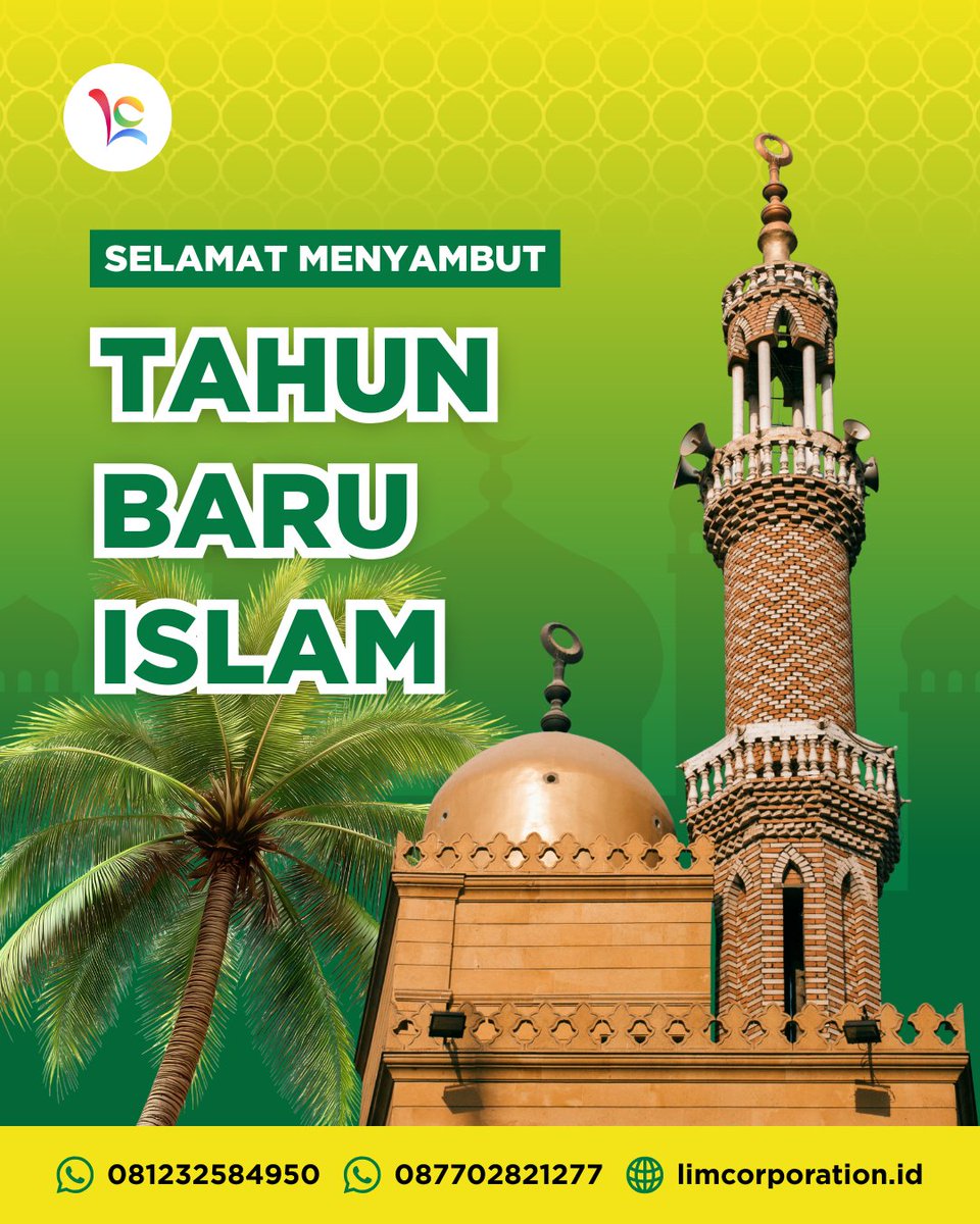 Lim_Corporation's tweet photo. Selamat menyambut Tahun Baru Islam 2026! Kantor Lim Corporation tanggal 16 Juni LIBUR, buka kembali tanggal 17 Juni. #limcorporation https://t.co/GMKAnDVwf3