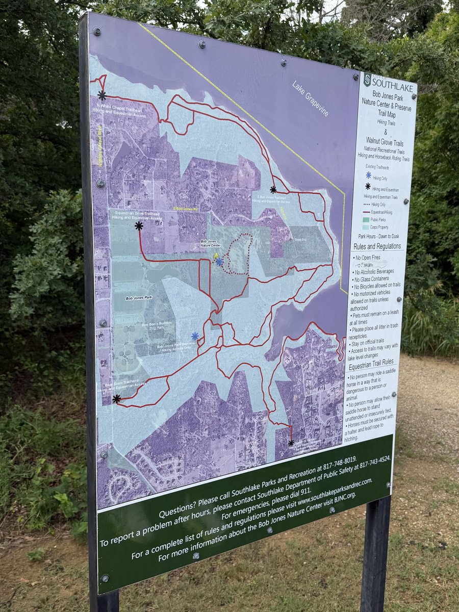 McCaskillSL2022's tweet photo. Beautiful morning at Southlake’s Bob Jones Park with Parks Board member Joe Sansone, Ryan McGrail and Fince Espinoza from our Parks Department, and Dragons Cross Country Coach Justin Leonard. We will be improving and expanding our trails for residents and our cross country team! https://t.co/8lvxplDsmS