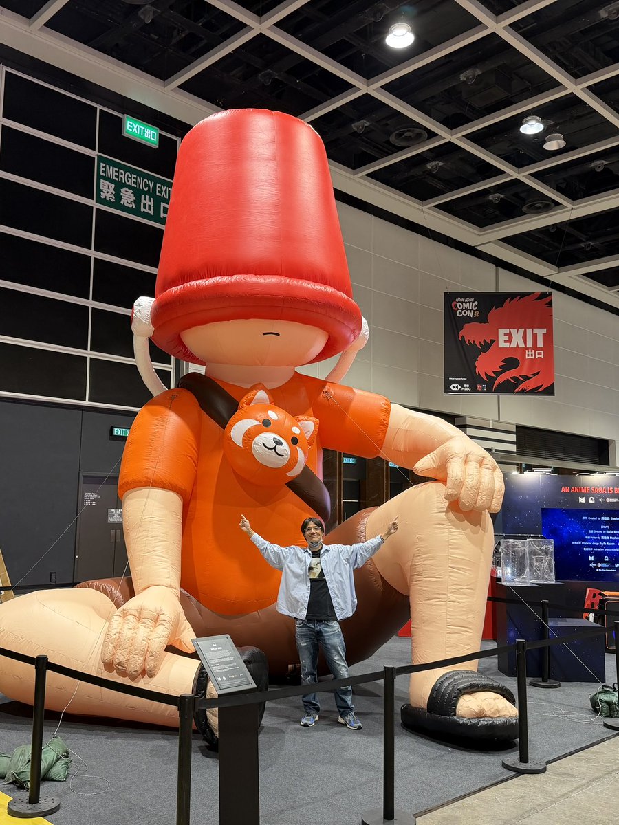 Comic Con Hong Kong opens today. Come visit our @BUCKETMAN_PR booth 🪣