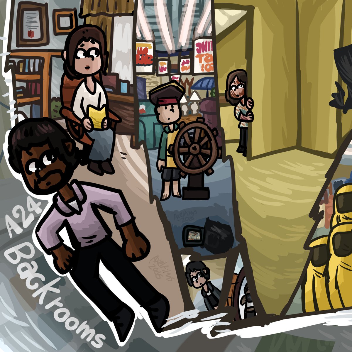 axelfilms22's tweet photo. backrooms a24 fanart 👀
#backrooms #backroomsfanart
#backroomsart #chiwetelejiofor
#renatereinsve #a24fanart
#backroomsa24 #digitalart
#Backroomscore #liminalspaces
#illustration #fanart #a24
#kanepixels #Kaneparsons #backroommovie #horrorart #horror #analoghorror
#creepypasta https://t.co/z8PME9N2iS