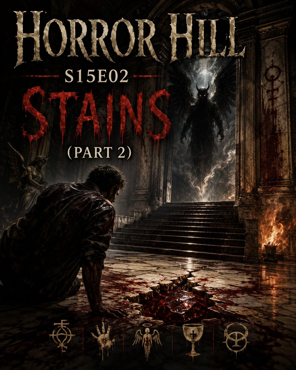 ctfdn_official's tweet photo. 🔥 Now Available on Rumble! 🔥

The latest episode of Horror Hill — Season 15, Episode 2: “Stains (Part 2)” — is now streaming on Rumble!

🎧 Watch now:
https://t.co/hT2m3rk5tv

📺 Subscribe to our Rumble channel for more terrifying tales:
https://t.co/jkTklQPqjW

This week, we conclude Jordan Eilbert’s gripping supernatural thriller, “Restoration.”

After discovering a mysterious blood-amber artifact hidden deep within the ancient Guardian Temple, restoration expert Fred Macaione finds himself trapped in a nightmare far beyond his understanding. Hunted by the malevolent Belial and haunted by devastating loss, Fred must navigate a world where fallen angels, demonic powers, and forgotten secrets collide. As the truth behind the temple finally emerges, he faces an impossible battle against forces that threaten far more than his own life.

Don’t miss this intense tale of supernatural horror, cosmic conflict, and desperate faith as the secrets of the Guardian Temple are finally revealed.

📺 Prefer YouTube? The episode will also be available there beginning 6/4.

🔑 Patrons can get it NOW ad-free:
https://t.co/dSIUIu4CYZ

➤ Not a Patron yet? Sign up here:
https://t.co/5j8pMuvu1D

If you enjoy the episode, be sure to follow, comment, and share to help support independent horror storytelling and keep the darkness alive.

#HorrorHill #JordanEilbert #HorrorPodcast #ChillingTales #CreepyStories #SupernaturalHorror #OccultHorror #CosmicHorror #DarkFantasy #AudioDrama