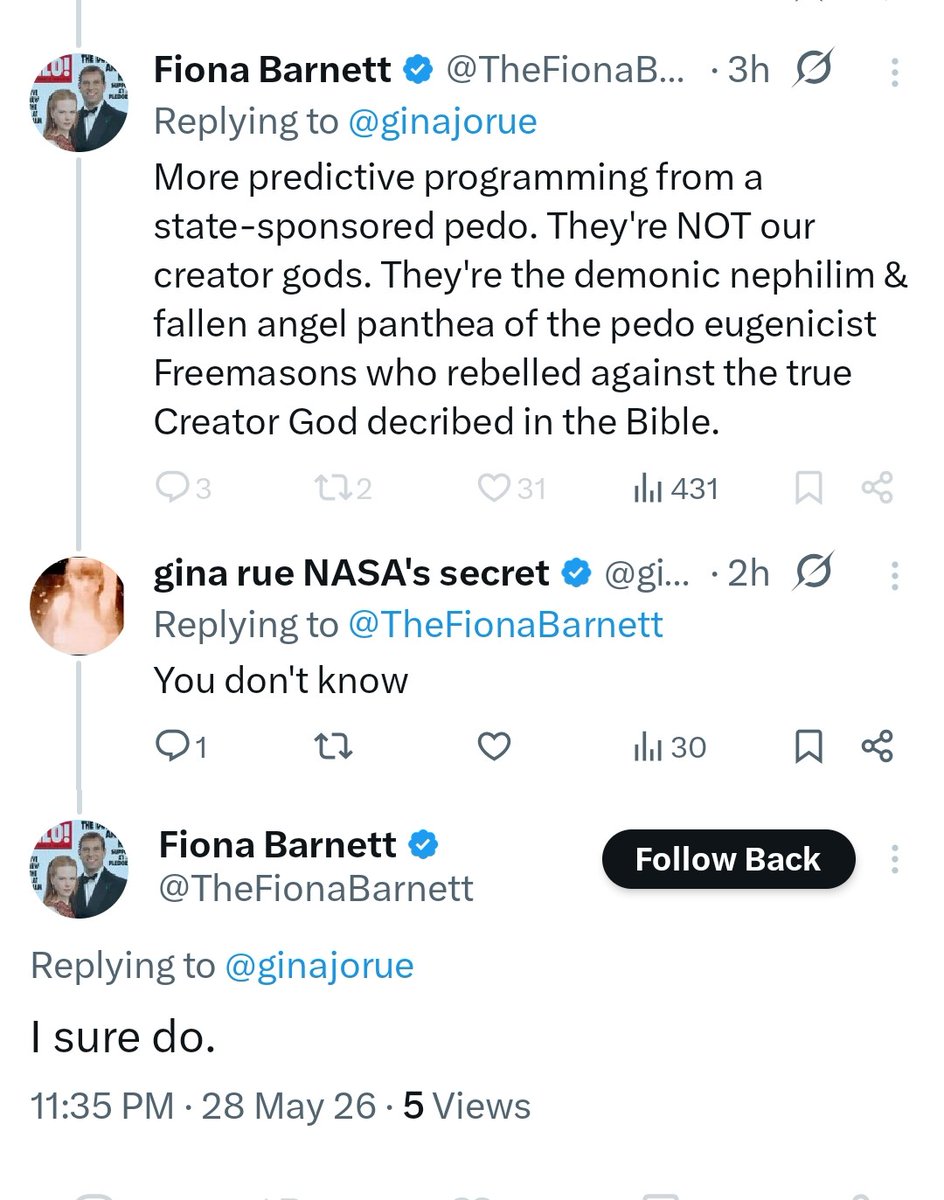 gina rue NASA's secret (@ginajorue) on X