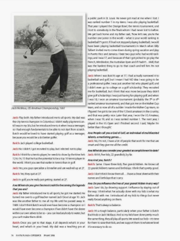 TheRacingHeart's tweet photo. My Q&amp;A with Jack Nicklaus and Butch Buchholz.

To read the full article visit: https://t.co/mMyvK8Dqn7
https://t.co/I7gVGYT6ro https://t.co/ZLWVAOcjzh
