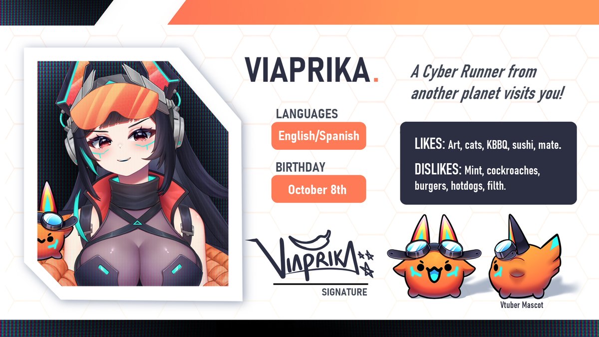 Via⚪⚫🟠 Cyber Runner Vtuber (@Viaprika) / Posts / X