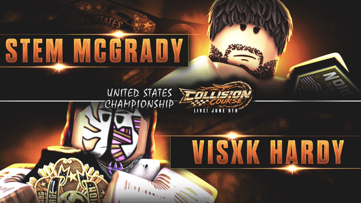 XRWNation's tweet photo. A battle between two of the very best in the mid card for the US Championship.. 🇺🇸

The Charismatic Enigma eager to capture his first singles championship against the Champion @StemRW as they collide against each other LIVE on June 6th!

Who will reign supreme? #HardyvsMcGrady https://t.co/8L7TykHWzU
