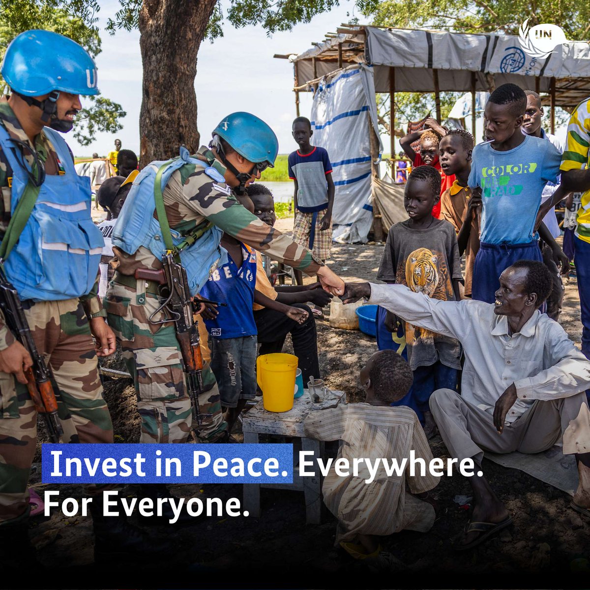 UNPeacekeeping's tweet photo. Today is the International Day of @UN Peacekeepers.

Peace doesn't happen by accident. It is a shared responsibility that requires political will, sustained financing, and collective commitment.

Now is the time to #InvestInPeace. Everywhere. For everyone. 

#PKDay https://t.co/aN7ENj6gwt