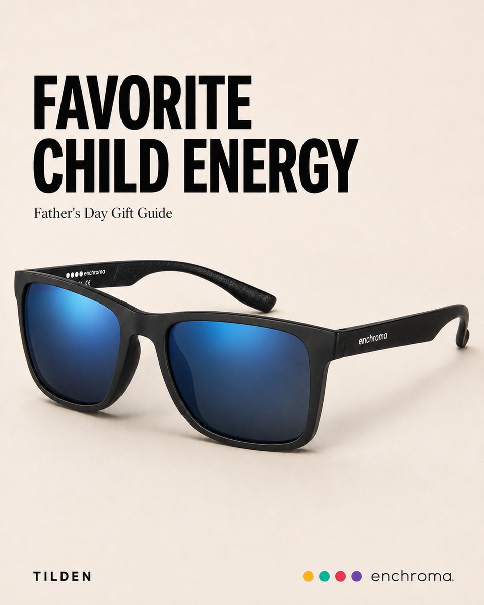 enchroma's tweet photo. Dad will be able to pick between you and your sister after this 🫣😂

Celebrate Father’s Day with a gift that changes how he sees the world.

Up to 50% off select EnChroma glasses through 6/21.

#EnChroma #FathersDay #SeeTheDifference #GiftOfColor #Colorblind https://t.co/64PQSwBacU