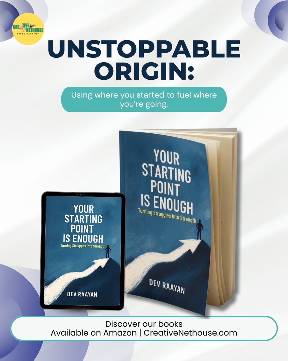 ShatrughanWrite's tweet photo. Available on Amazon:https://t.co/noXOysW3Pv
Pick your next meaningful read.

#CreativeNethouse #ShatrughanSingh #BooksForYouth #MotivationalBooks #Books #read #book #books #amazon #pick #site https://t.co/B57iyFt56q