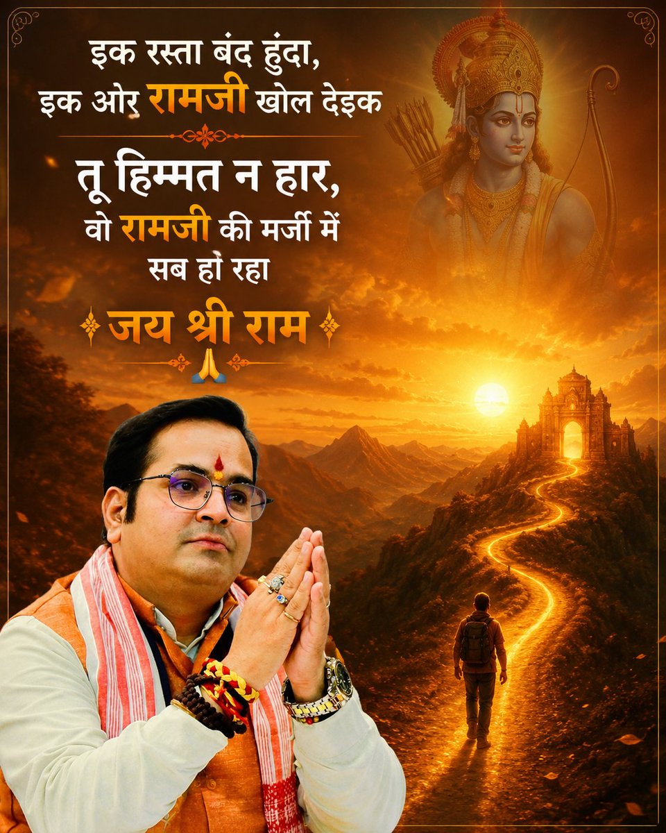 avdhaish's tweet photo. जय श्री राम 🙏
#FridayFitness https://t.co/z9VMQxxFHJ