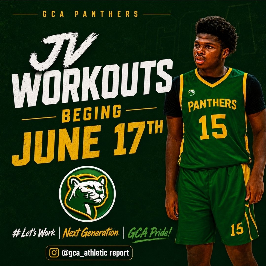 GCAPanthers's tweet photo. We are excited to get an early start with our next generation of Panthers as they take the next step in developing their game,
This offseason presents an important opportunity to grow,improve &amp; take full advantage of the work ahead as we continue building our program
#GoPanthers https://t.co/4Uwao9GhFR