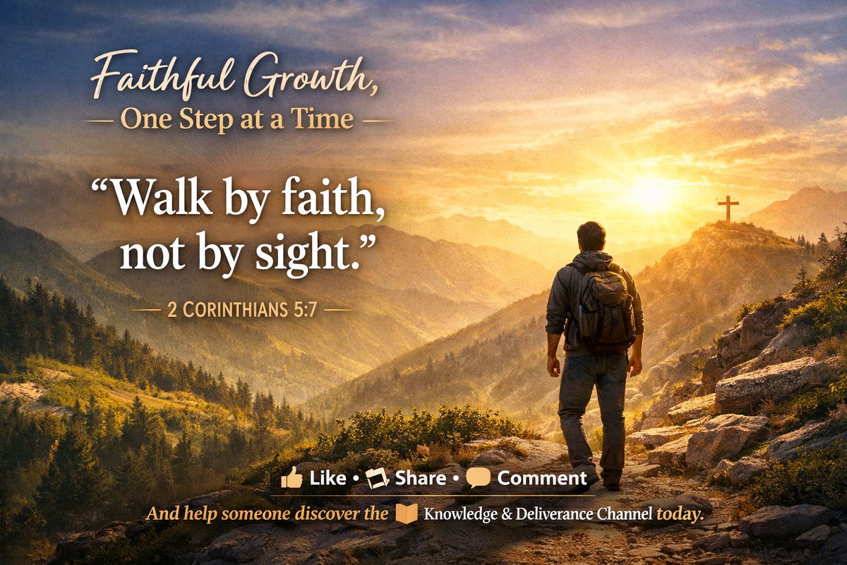 God_knowledge1's tweet photo. 🌿 Daily Devotion: Entering God’s Rest  
📖 Matthew 11:28 — “Come to Me, all you who labor and are heavy laden, and I will give you rest.”

Focus: Rest flows from trust.
True rest isn’t found in escaping life’s pressures but in surrendering them to Christ. When we trust Him fully, our souls find peace beyond human understanding. The weight of striving lifts, and His presence becomes our refuge.

✨ Reflection: Are you carrying burdens that only Christ can bear? Lay them down today. Rest is not weakness—it is faith in action.

🙏 Prayer:  
Lord Jesus, I come to You with my burdens and cares. Teach me to trust You deeply and rest in Your promises. May my soul find peace in Your presence. In Christ Jesus Name. Amen.

💡 Takeaway: Rest is not found in doing less, but in trusting more.

👍 Like • 🔁 Share • 💬 Comment
And help someone discover the 📖 Knowledge & Deliverance Channel today.

#pastorjerryeze #FaithInChrist #WalkWithGod #BibleTruth #ChristianLiving #ObedienceToGod #DailyDevotion #KingdomLife #JesusIsLord #SpiritLed #FaithJourney
#ChristianTwitter #GospelMessage #BibleTeacher #KnowledgeAndDeliverance #FaithCommunity #JesusFollowers #EncouragementDaily #ChristianContent #FaithBuilders #LightInDarkness #pastorbolajiidowu #PastorElvis