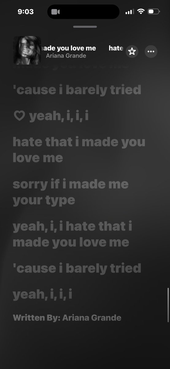 MixerMomo's tweet photo. Okay but the heart in the lyrics on Apple Music??? #hatethatimadeyouloveme https://t.co/3hjVRrsqbF
