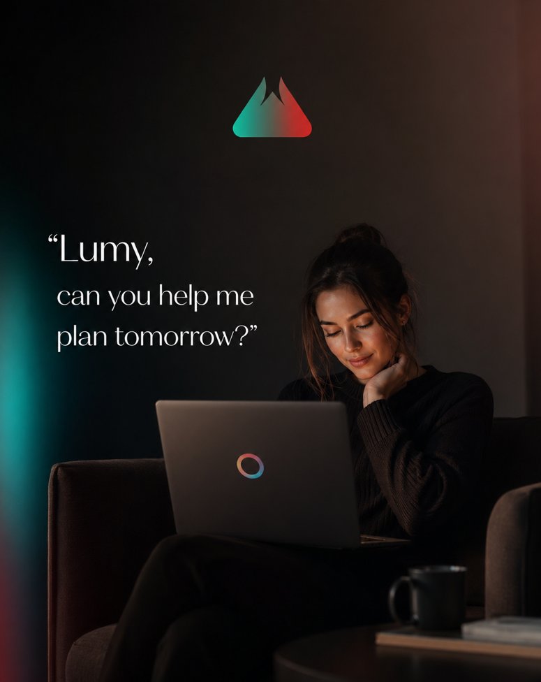 Oearol's tweet photo. Tomorrow feels lighter when you don’t plan it alone.
Meet Lumy. 

Try for free at https://t.co/sTVf9UbQ39 https://t.co/IHFoVyAITL