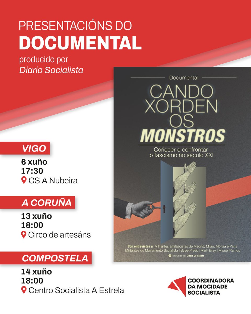 Coordinadora da Mocidade Socialista tweet media
