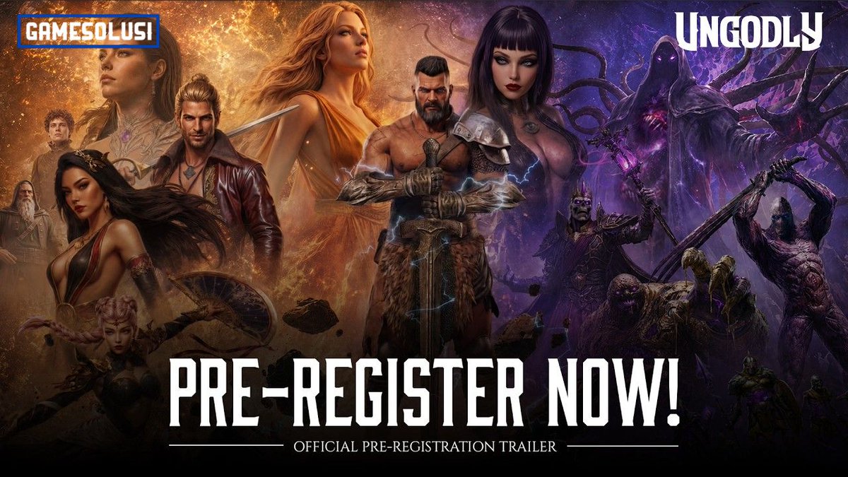 gamesolusi's tweet photo. UnGodly, the dark fantasy action RPG by Azra Games, launches on Android and iOS on July 30, 2026. Pre-register now on Google Play and App Store.
#RPG #Gaming #VideoGame #NewGame
🔗 https://t.co/A71cYGUEXy https://t.co/8YBQgjQqlc