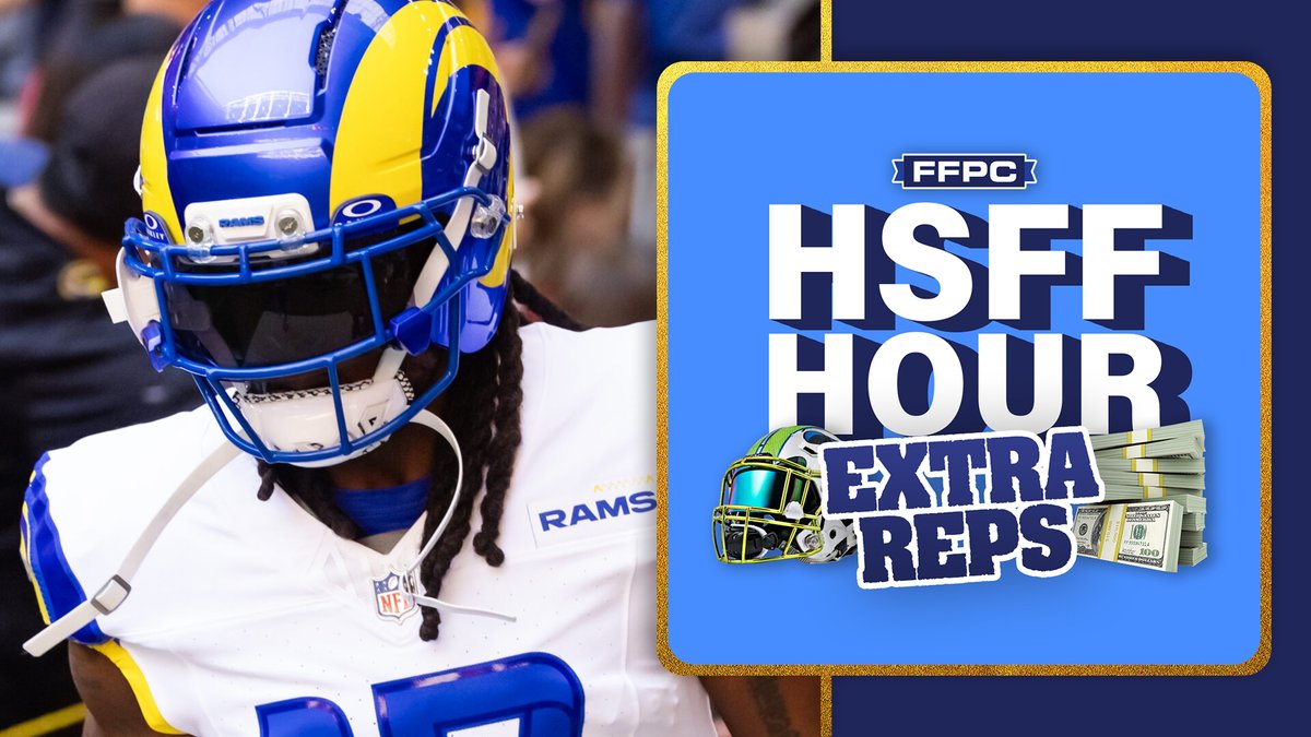 FFPC's tweet photo. Tonight at 10 pm ET on a brand-new @HSFFHour: Extra Reps

24-time @FFPC league-winner & @KFFSCOfficial defending Main Event champ Dan Flamholtz

rejoins @EricBalkman & #KFFSC's @JFerrellElliott

to discuss Brenton Strange, #FFPC #BestBall draft strategy & more!

Watch: https://t.co/UTDg90IBXh