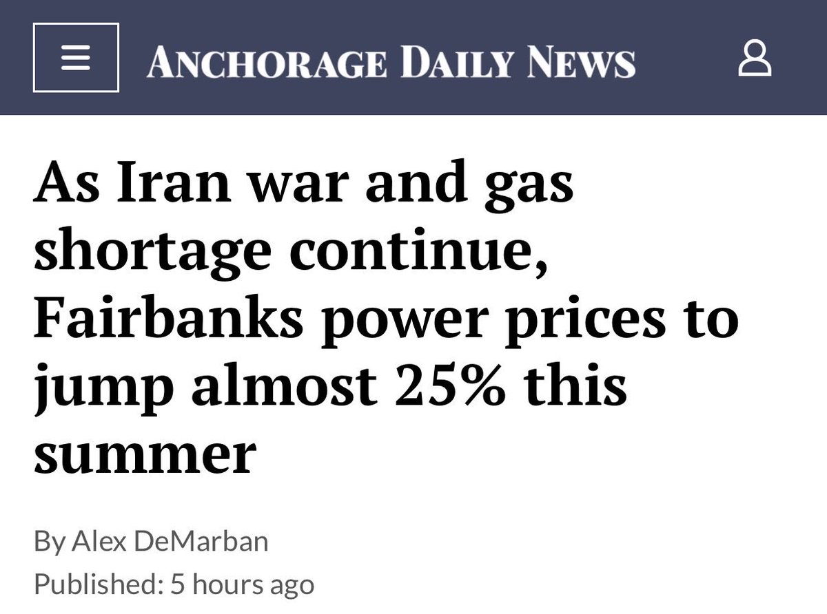 alaskalng's tweet photo. The shortfall “increased the urgency of discussions around the proposed Alaska LNG megaproject that would tap gas from Alaska’s northernmost oil fields.” #akleg #aklng https://t.co/Se2vtjO1cq