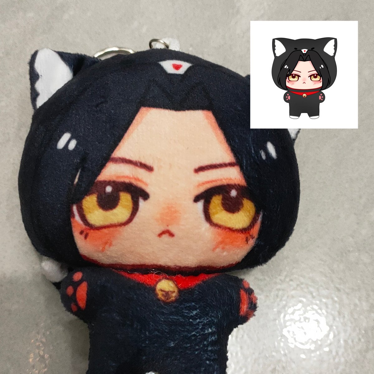 ic_css's tweet photo. I ordered mu qing 1st but there was so many white spots and the eyes looks odd ༎ຶ⁠‿⁠༎ຶ lmk if you guys are okay with the white spots and i'll fix the face, but i'm thinking to cancel plush keychain and give this 1 mq as freebie if the white spots are too bothering https://t.co/sKxWLZuBx5