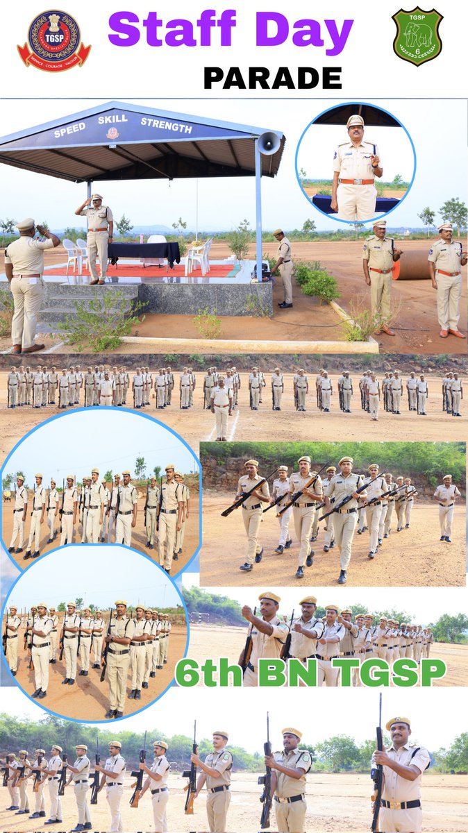 6thBnTSSP's tweet photo. Today Staff Day Conducted the  PARADE to the Police Personnel's of this Unit. https://t.co/6G8XPAstNm