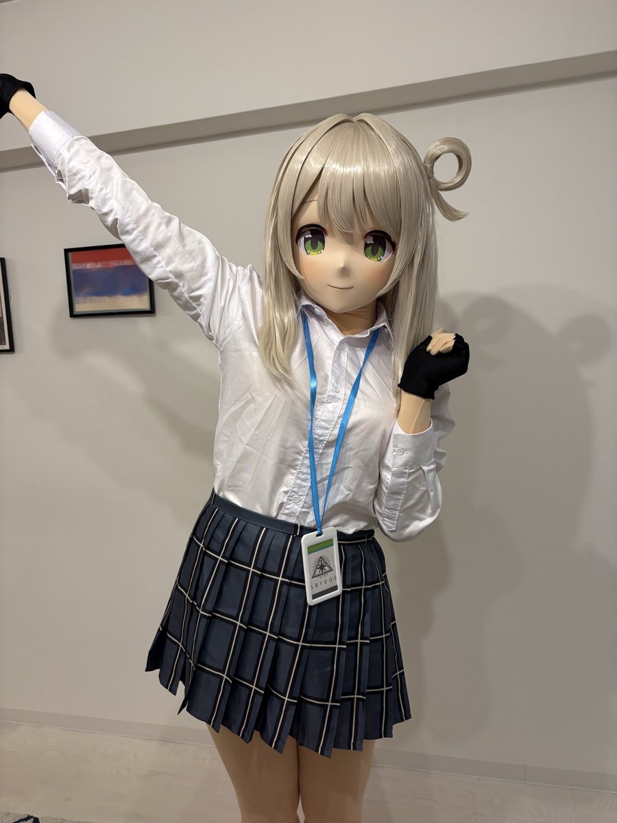 Yamatom_forkig's tweet photo. 「先生〜〜
来ちゃいました⭐︎」
#kigurumi
(↓に補足) https://t.co/3kV8S68Emi