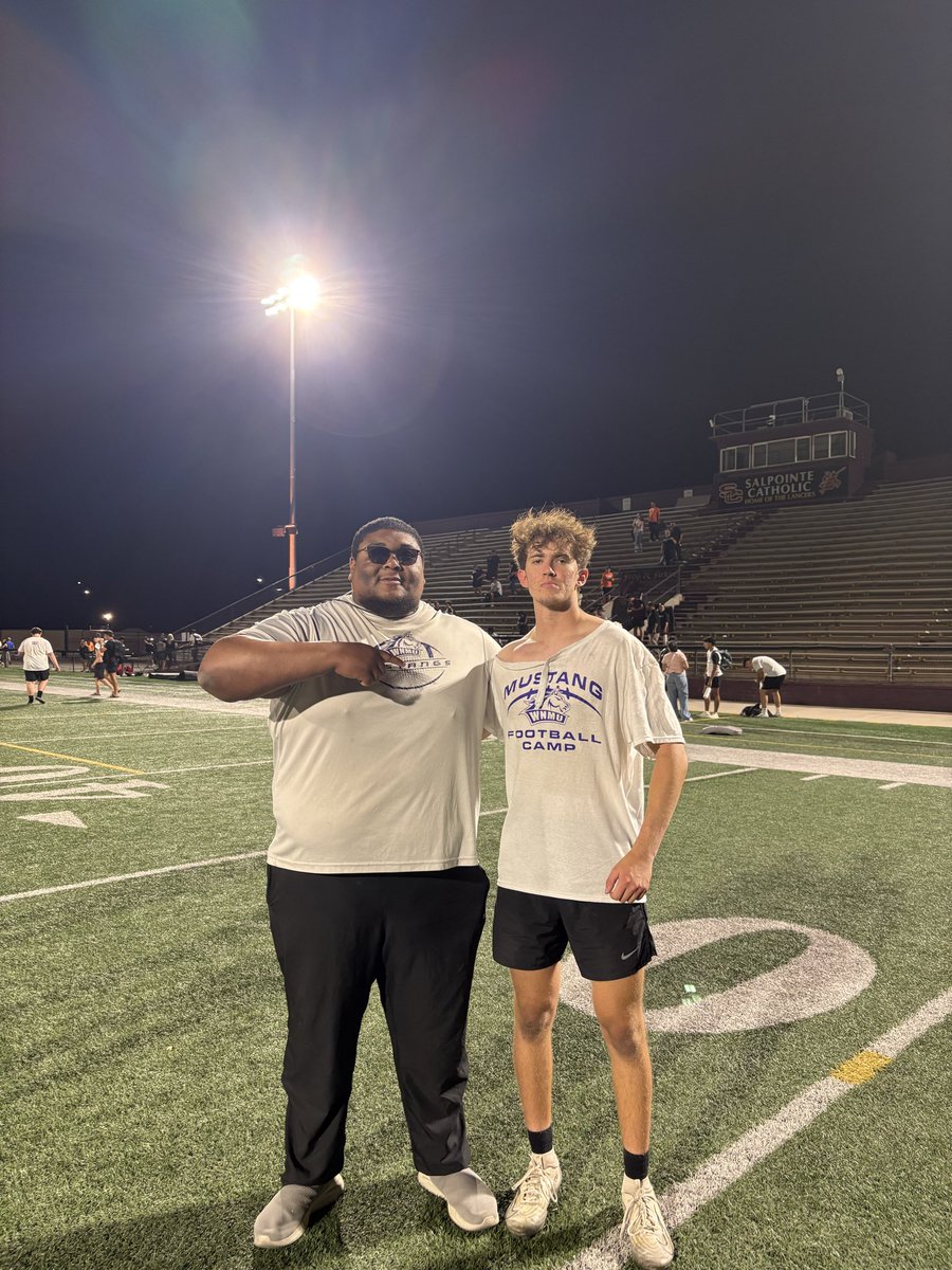JacobSchop's tweet photo. Thank you @CoachD_Delgado and @Coach_DCarr for the @WNMUFootball camp experience https://t.co/QACHPVaZL5