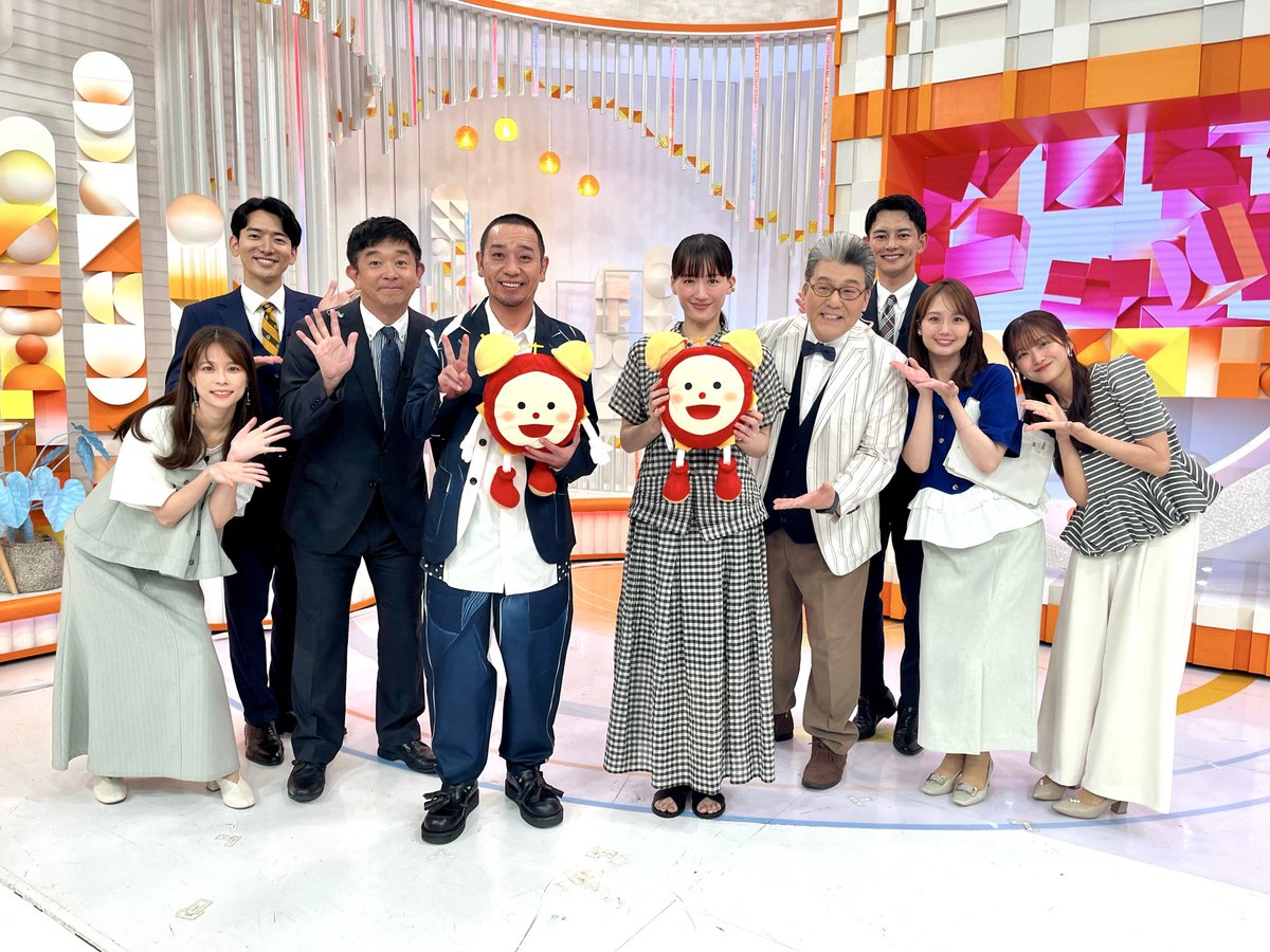 cx_mezamashi's tweet photo. 29日(金)は映画｢#箱の中の羊｣から #綾瀬はるか さん #大悟(#千鳥) さんが生出演✨️

夫婦役の二人は打ち合わせから仲良しで、綾瀬さんは大悟さんのスゴイところを「撮影中、髪の長さをキープしてたところ」と答えて「もっとあるだろ！」とツッコまれてたよ🤣

今日公開🎬楽しみ😊

＃めざましテレビ https://t.co/8ki5XjLuxB