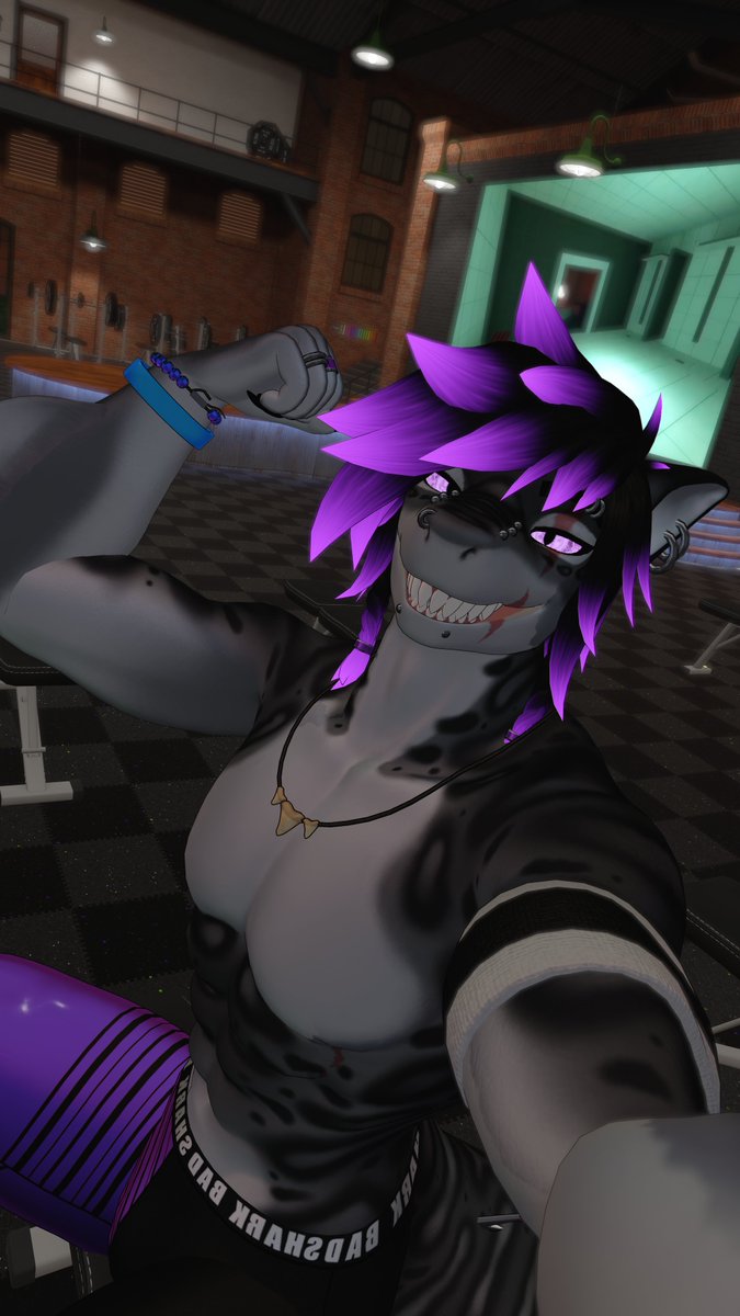Robotrobob's tweet photo. part 2 of the gym photos, care to join me~
#gym
#shark
#vrchat
#nsfw https://t.co/FpoCMd88WE