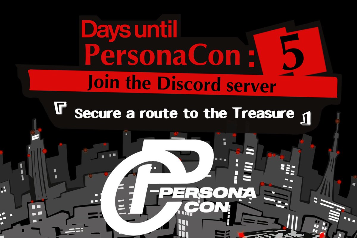 ThePersonaCon's tweet photo. Start the countdown!

FIVE DAYS UNTIL PERSONACON 2026. https://t.co/NMxmwlPTDB