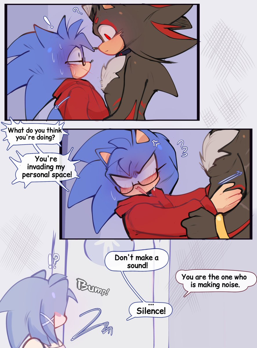 MephyChiquita's tweet photo. ☆Falling Star AU ☆

•♡Chapter 5: Clothing Mission 2/2. 

1☆ #sonadow https://t.co/eyIma14J3p
