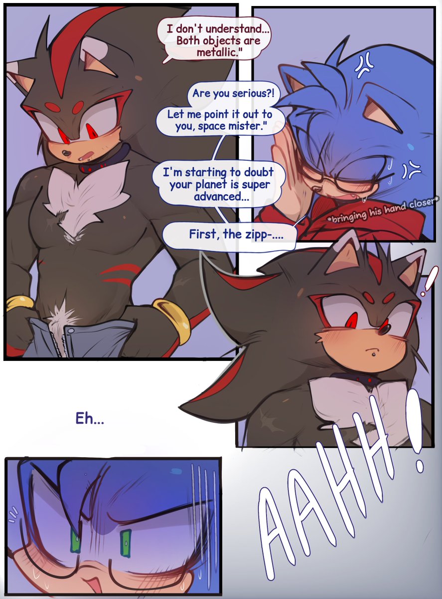 MephyChiquita's tweet photo. ☆Falling Star AU ☆

•♡Chapter 5: Clothing Mission 2/2. 

1☆ #sonadow https://t.co/eyIma14J3p