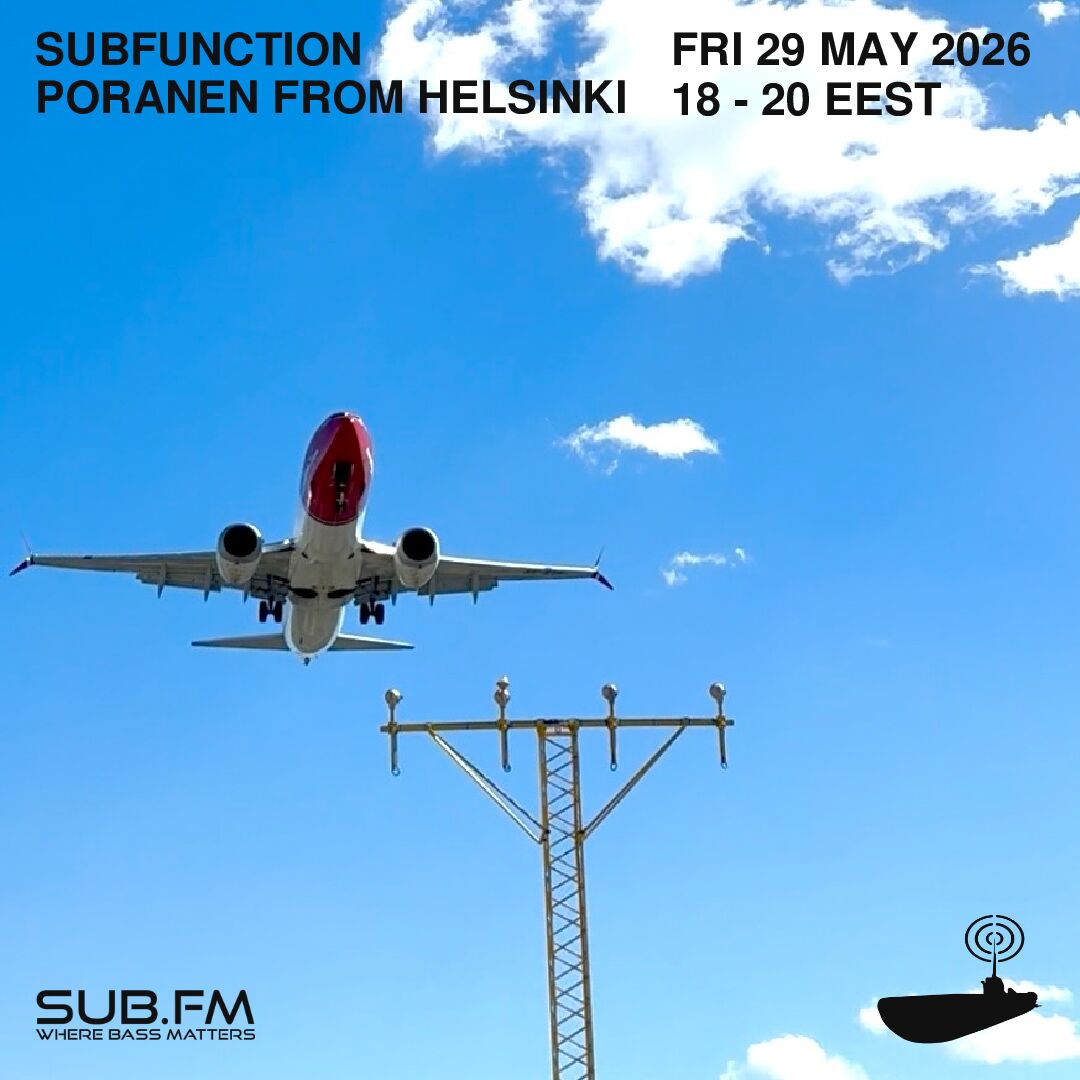 SubFM's tweet photo. Subfunction - Poranen from Helsinki live 6-8pm EEST - https://t.co/5Ib8QaJgvJ https://t.co/wbTrxevObS