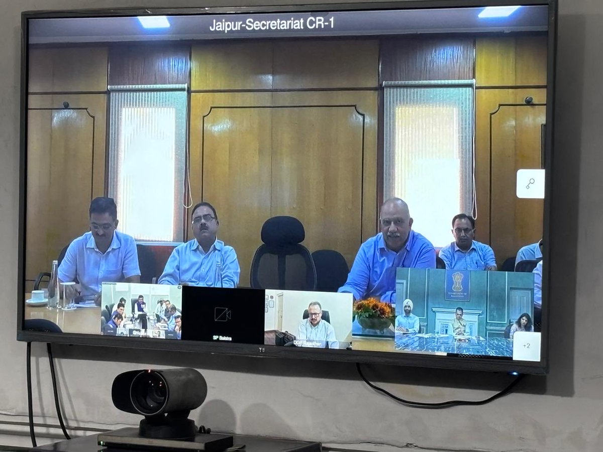 svoruganti1466's tweet photo. Reviewed the CDU restoration work progress with Chairman @HPCL , CEO @HRRL_Rajasthan and Senior officials of @RajGovOfficial today

29 May 2026

@BhajanlalBjp 
@DIPRRajasthan 
@RajCMO 
@PIBJaipur https://t.co/PuPXyoI4E9