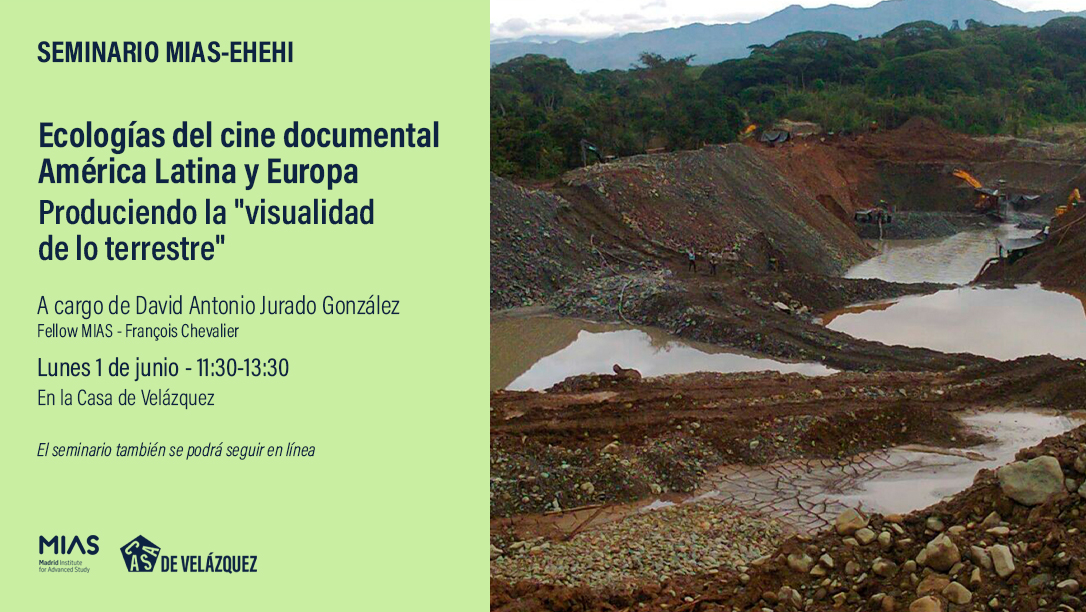 casadevelazquez's tweet photo. 📣 El lunes, ¡nueva cita con el #seminario MIAS-EHEHI en la Casa de Velázquez!

🌍🎬 Ecologías del cine documental en América Latina y Europa: produciendo la "visualidad de lo terrestre" a cargo de David Antonio Jurado González

🌐🖥️ También #online
https://t.co/mAiD6F51RZ https://t.co/ogj0Mb3nEh