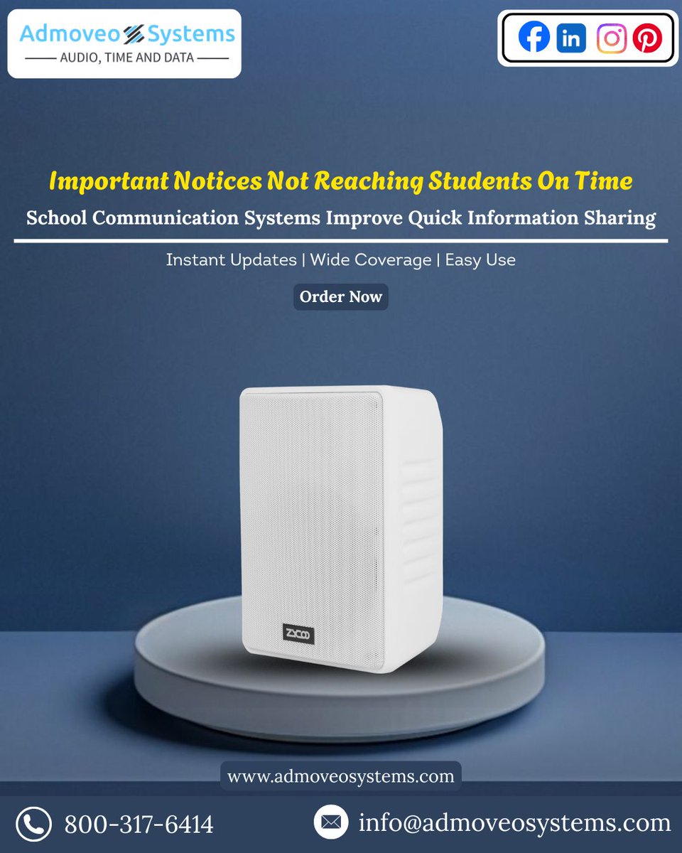 admoveosystems's tweet photo. Admoveo Systems helps schools deliver important notices instantly with reliable communication systems built for speed and efficiency. 
🌐 https://t.co/onaNpOZhkp

#EdTechSolutions #SmartAlerts #SchoolSystem #DigitalEducation #ParentConnect #AdmoveoSystems #SchoolUpdates https://t.co/pTUJybSqfB