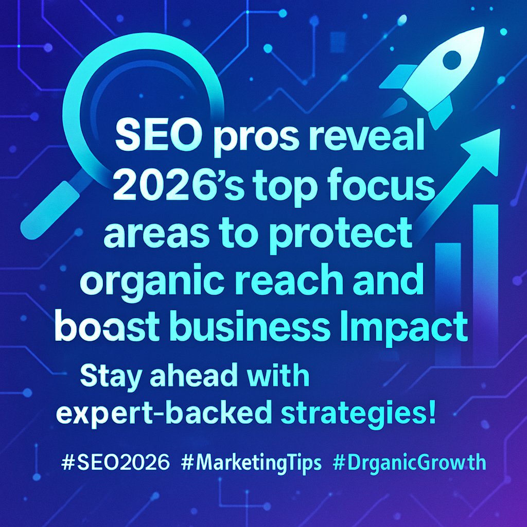 TOP4ALL's tweet photo. SEO pros reveal 2026’s top focus areas to protect organic reach and boost business impact. Stay ahead with expert-backed strategies! 🔍🚀 #SEO2026 #MarketingTips #OrganicGrowth ⬇️ https://t.co/cDGcdFAsdR