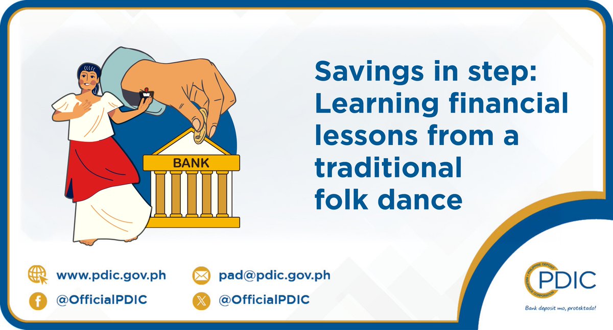 OfficialPDIC's tweet photo. Did you know that the discipline and focus needed in dancing the Pandanggo sa Ilaw can also be applied in managing your finances? 

#PDIC #NationalHeritageMonth2026 https://t.co/QcHY3OFeaq