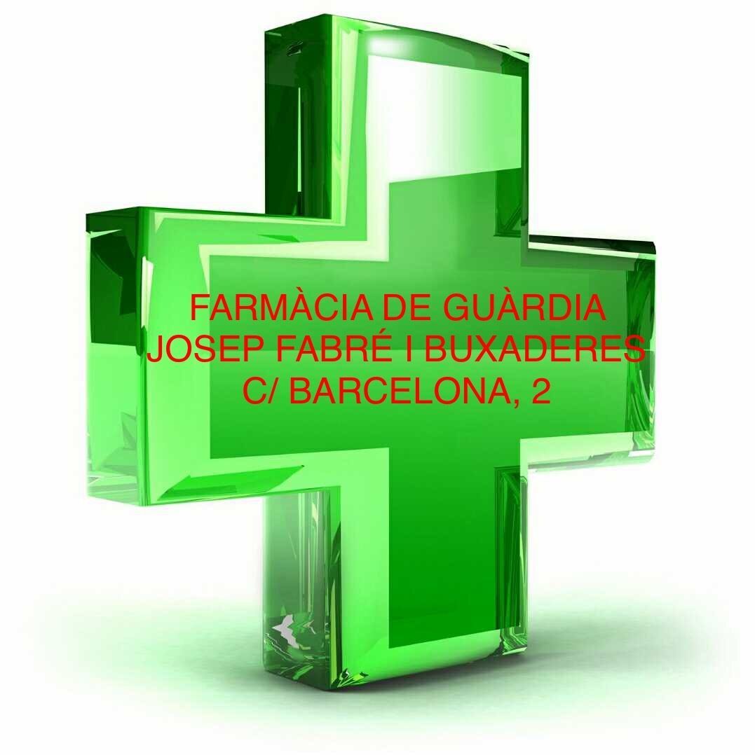 PLTona's tweet photo. [Farmàcia de guàrdia]

Dies 30 i 31 de maig https://t.co/gnKmDAJcLg