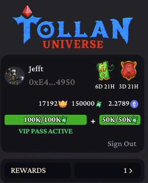 Okaypunksnft's tweet photo. Season is ending today and I finally hit 100K + 50K stamps.
Cost me 3000 crows but it was worth it 💪
Only problem is… I always get stuck at Level 12 every run 😭

How do you guys clear Level 12? Need some tips!

@TollanUniverse https://t.co/IdpRklIwfx