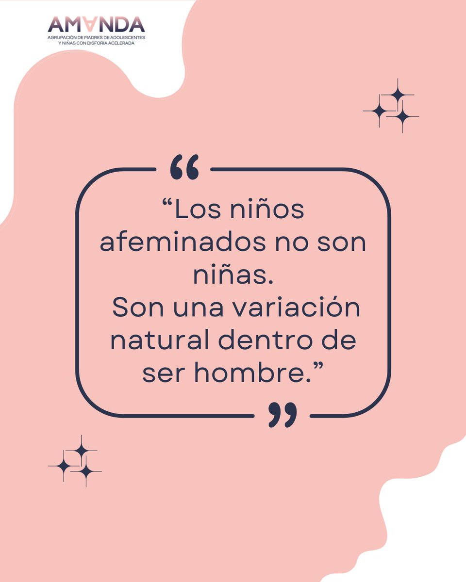 Amanda_DGIR's tweet photo. “Antes se presionaba a los niños afeminados para que fueran más masculinos.
Hoy a veces se les presiona para que sean niñas.”

#nocontabanconlasmadres
#rompeelgéneronosucuerpo https://t.co/IsLEPIGaOK