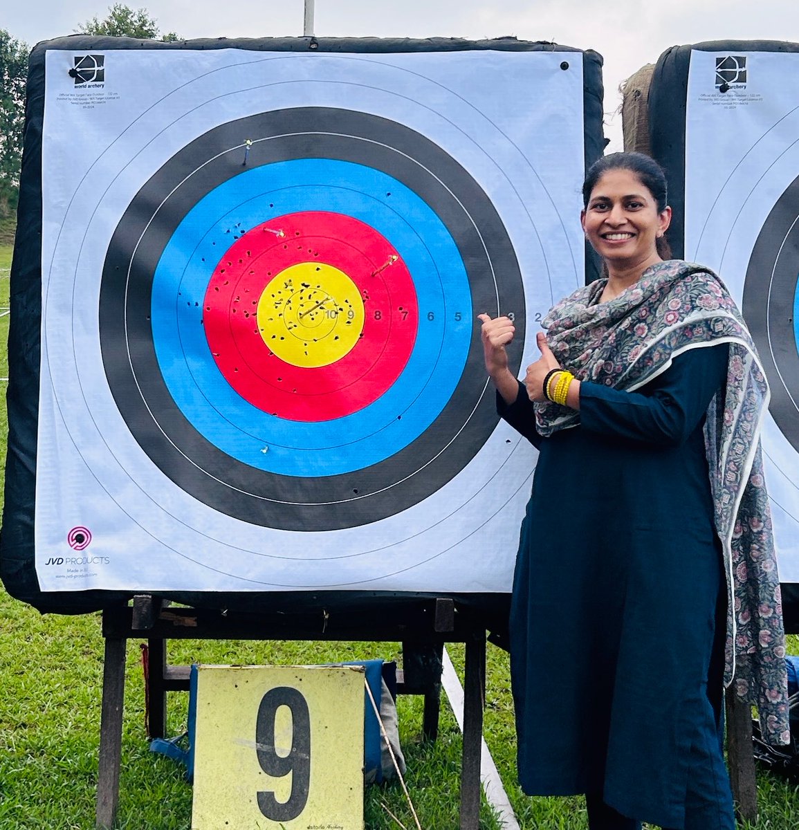 khadseraksha's tweet photo. Visited SAI NEHU Shillong and interacted with talented athletes, dedicated coaches, and officials working towards strengthening India’s sporting future.

From reviewing the Field of Play facilities to trying Indian Round Archery and joining athletes on the football field, it was inspiring to witness the passion and sporting culture of the Northeast firsthand.

With its pleasant weather, natural beauty, and serene environment, SAI NEHU Shillong holds immense potential to emerge as a premier high-altitude training centre for elite athletes preparing for national and international competitions.

Accompanied during the visit by Shri Rajnish Mishra, Assistant Director, SAI, Shri John Kharshing, Working President, Meghalaya Olympic Association, along with coaches, officials, and support staff.

Under the visionary leadership of Hon’ble Prime Minister Shri Narendra Modi ji, we remain committed to strengthening sports infrastructure and athlete development pathways across the Northeast.