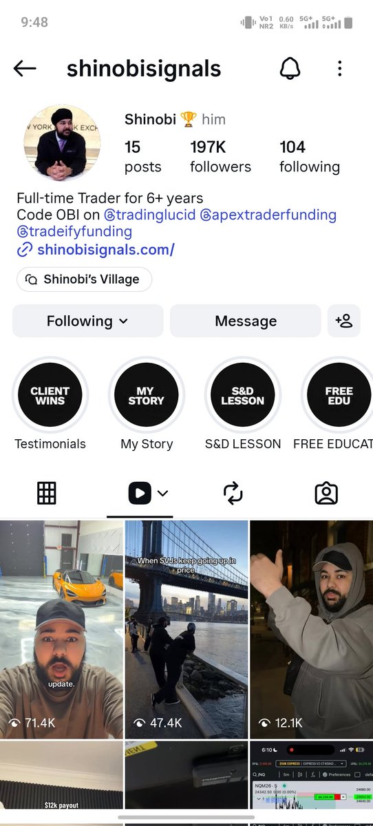 chamar28028's tweet photo. @Shinobbs Getting funded with a Select account is my primary goal right now.
Passing this evaluation would streamline my path to full-time trading.
@_Ash_Trades_ @AmasPFT 
Done sir 
@TradeifyTV @Shinobbs https://t.co/yuovJkQx8F