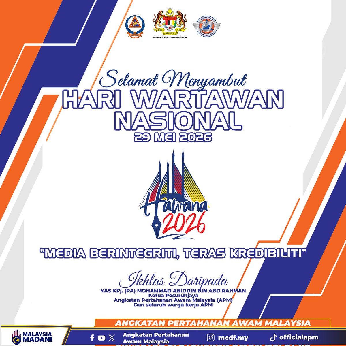 Angkatan Pertahanan Awam Malaysia (APM) tweet media