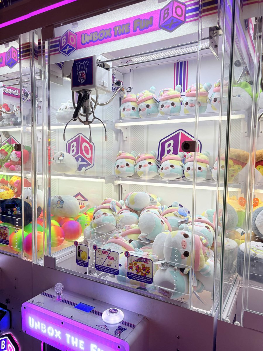 GameworksOG's tweet photo. Come and enjoy our brand new claw machines! ✨ https://t.co/kHr6hrEBET