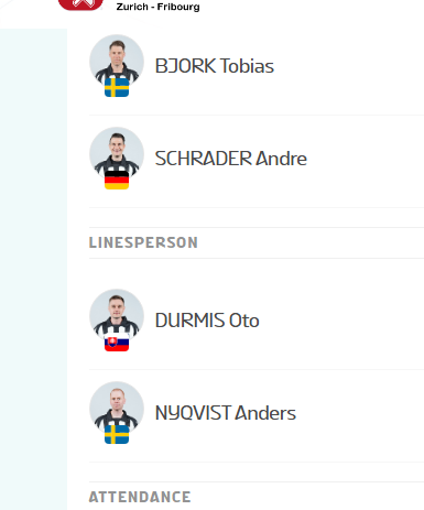 icesticker's tweet photo. @Corvusmd07 @PuckReportNHL show me which one of these refs is Canadian. The IIHF does not allow refs from the same nation as the teams playing https://t.co/EPWQb3sDPT
