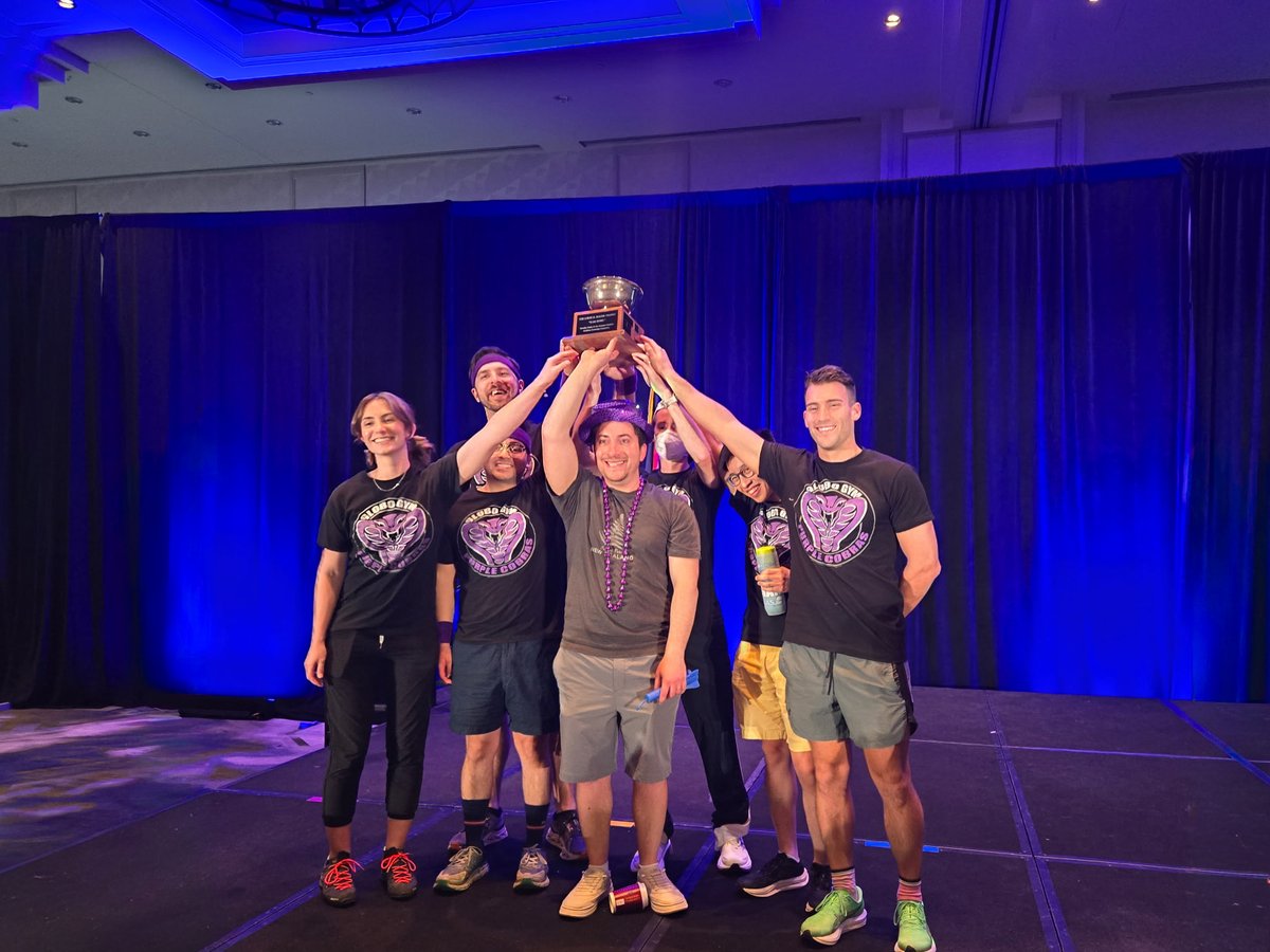 UTMB_Aerospace's tweet photo. At the Aerospace Medical Association meeting in Denver, our residents won the RAM Bowl again, faculty led the field's education committees, and alumni earned several career and lifetime honors. Three decades of training, in one week. https://t.co/WdxjK0zb9W https://t.co/2rdJ3LVRsx