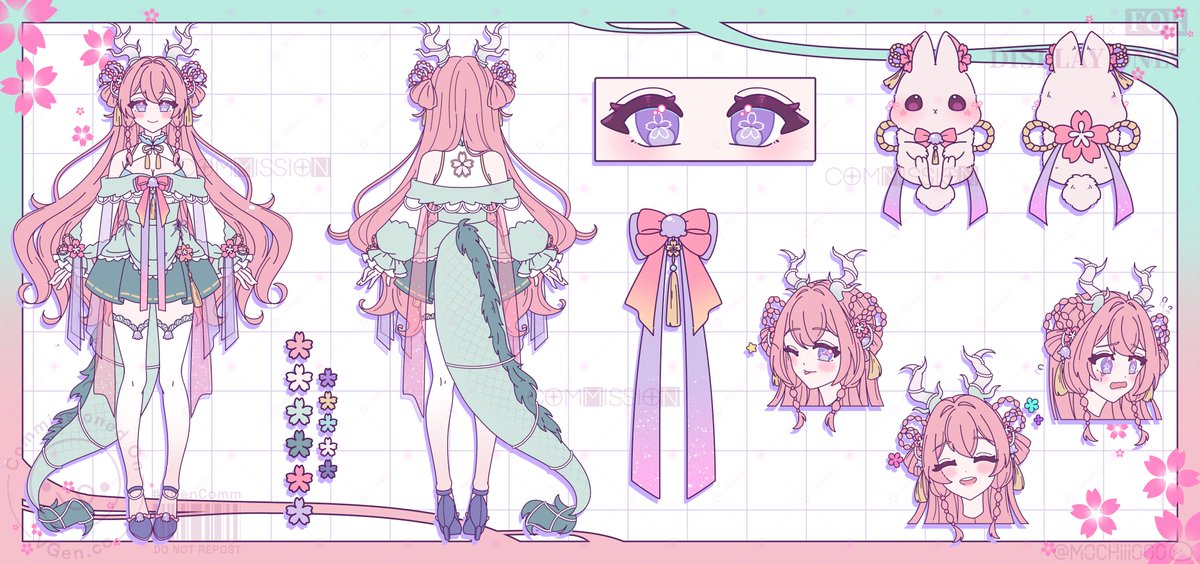 Jumi 🌸🌱【Spring Dragon VTuber】|| ART CONTEST 📌 tweet media