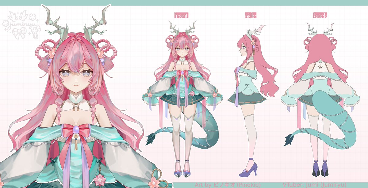 Jumi 🌸🌱【Spring Dragon VTuber】|| ART CONTEST 📌 tweet media