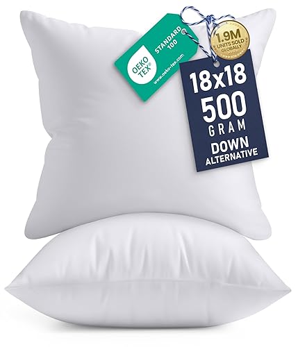 ashleeeeean's tweet photo. I just received Utopia Bedding 18x18 Pillow Inserts, Set of 2, White – Indoor Decorative Throw Pillows for Bed, Sofa &amp; Couch – Soft, Supportive &amp; Fluffy Cushion Inserts - White - 18x18 Inch from locolute via Throne. Thank you! https://t.co/P37rYC6zJD #Wishlist #throne https://t.co/rOBBVZVOe7