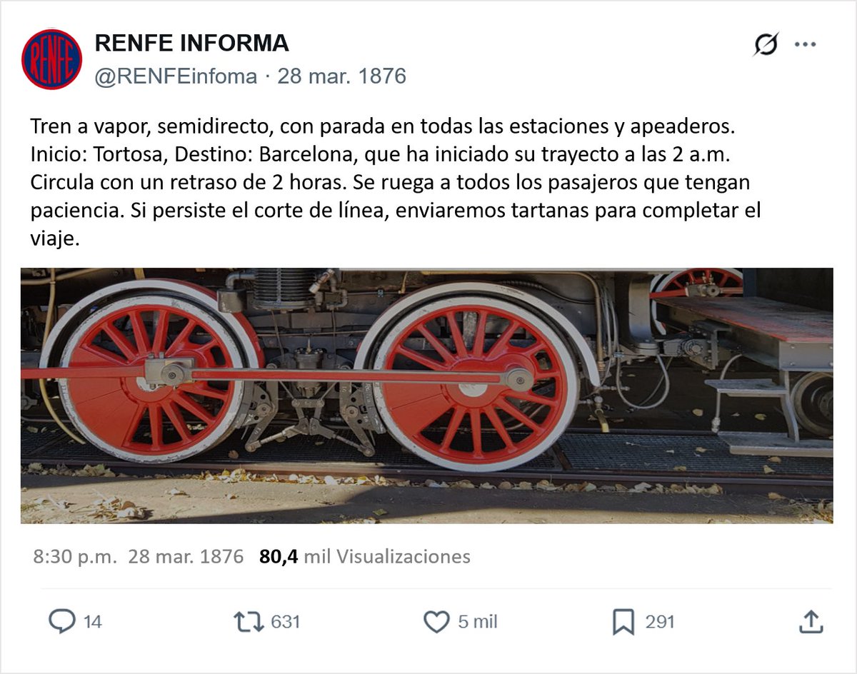 IDEOEnRed's tweet photo. Mientras Auxachs iba rumbo a Barcelona para firmar la donación, el tren decidió hacer todas las paradas posibles… y algunas extras. 

#IDEO #stj #150años #compañiasantateresadejesus #enriquedeossó https://t.co/YefurRnxrB