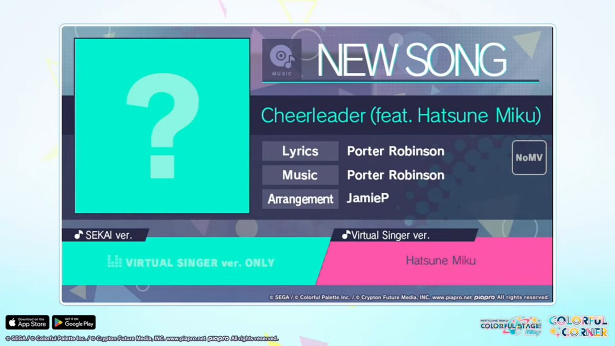 rednodge97's tweet photo. I DONT PLAY PRSK but jamie paige is remixing a porter robinson song!!? omg its like two different phases of my music taste having a baby this was so unexpected https://t.co/3oaJmLAfZH
